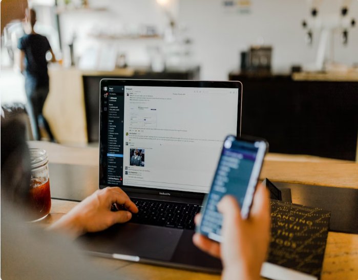 Reselling a new profitable lead from a laptop and phone